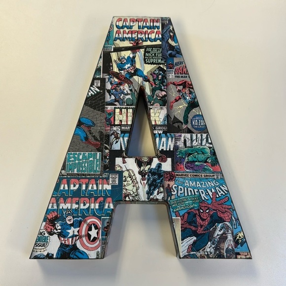 Wooden Marvel A sign - Picture 1 of 7